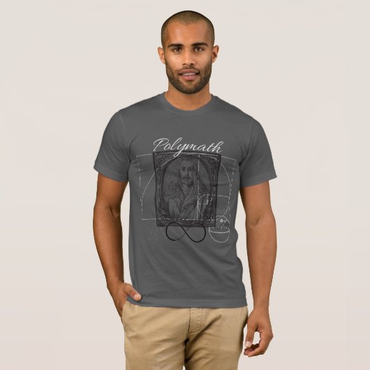 T-shirt Polymath - Genius Renaissance (Devant entier)