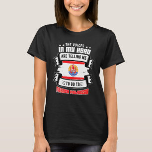 T-shirt Polynésie française dans ma tête