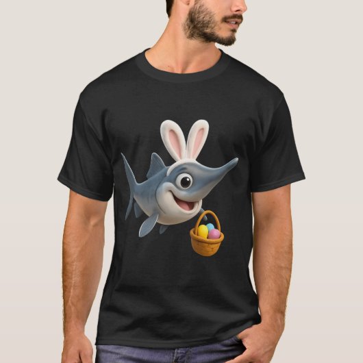 T-shirt Polyodon américain de Pâques (Devant)