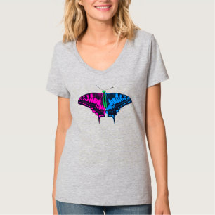 T-shirt Polysexual Pride Flag Swallowtail Butterfly
