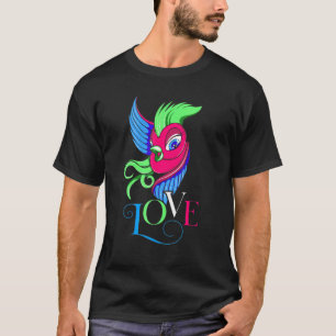 T-shirt Polysexuel Bird Poly Pride LGBTQ Love