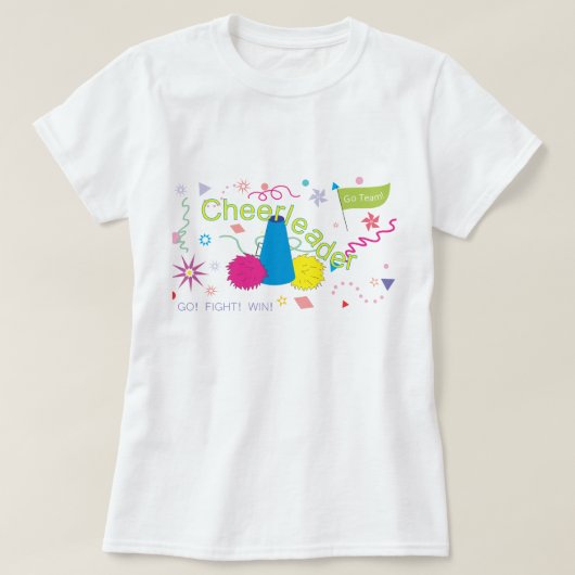 T-shirt pom-pom girl (Design devant)
