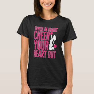 T-shirt Pom-pom girl Cheerled en douceur Cheer votre
