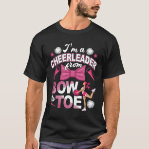 T-shirt Pom-pom girl de la tête aux pieds Cheerleading App