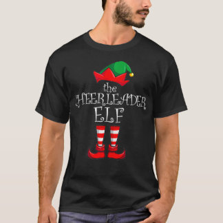 T-shirt Pom-pom girl Elf Correspondant Famille de Noël Pyj