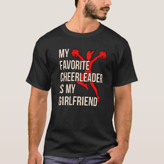 T-shirt Pom-pom girl Est Ma Petite Amie Cheerled Squad Gr