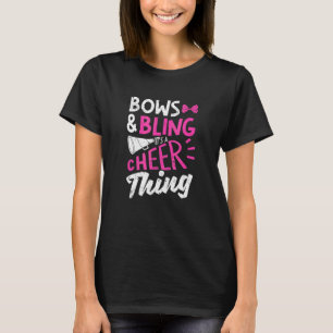 T-shirt Pom-pom girl et bling C'est un chat