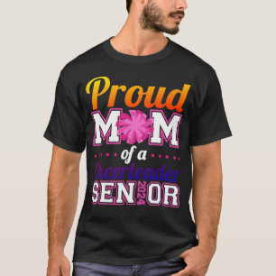 T-shirt Pom-pom girl Senior Cheer Mom 2024 Classe de 2024