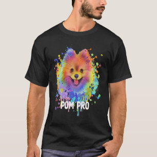 T-shirt Pom Pro Pomeranian Humour Pom Pom Animal Pun Chien