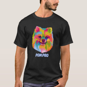 T-shirt Pom Pro Pomeranian Humour Pom Pom Animal Pun Chien