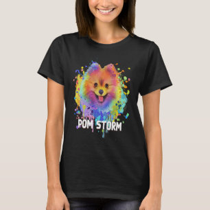 T-shirt Pom Storm Poméranie Humour Pom Pom Chien Thème