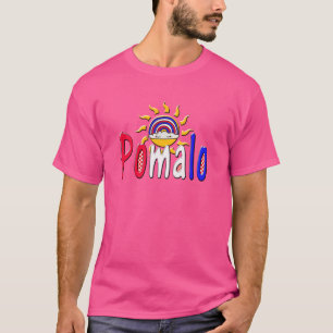 T-shirt Pomalo - Détente croate avec soleil et arc-en-ciel