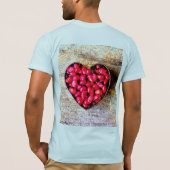 T-shirt "Pomegranates Heart Fruit" Belle Photo. Commandez  (Dos)