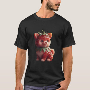 T-shirt Pomeranian aux fraises