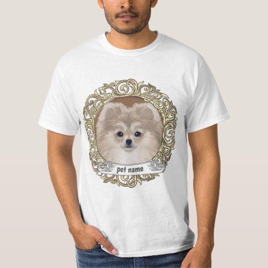 T-shirt Pomeranian Dog (Devant)