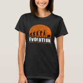 T-shirt Pomeranian Dog Dad Human Evolution (Devant)