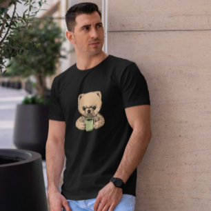 T-shirt Pomeranian en colère