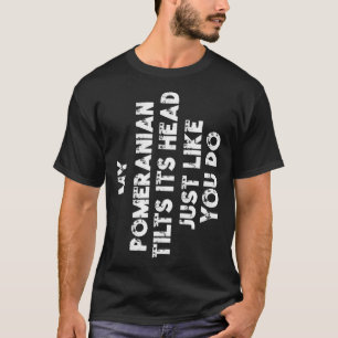 T-shirt Pomeranian Maman Papa Drôle Chien Amoureux Femmes