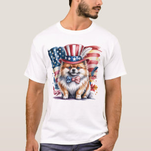 T-shirt Pomeranian Patriotique