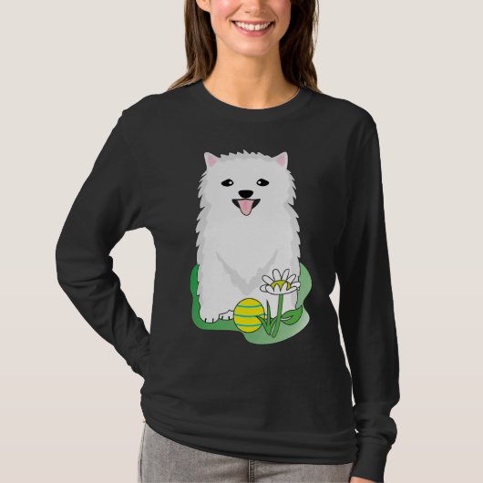 T-shirt Poméranie blanche 28 (Devant)