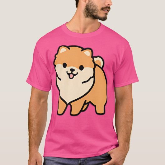 T-shirt Poméranien (Devant)