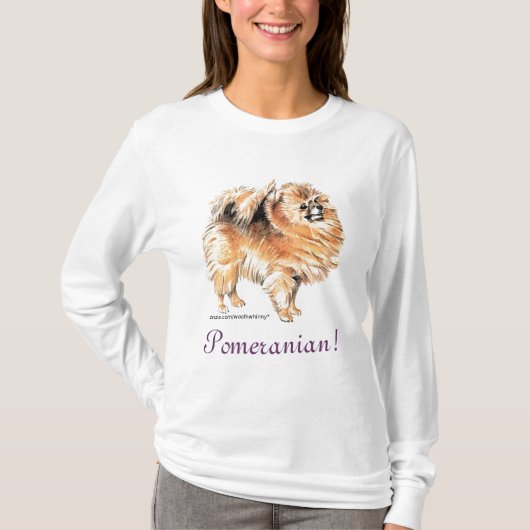 T-shirt Poméranien ! (Devant)
