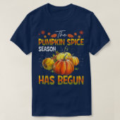 T-shirt Pomkin Spice Season Has Begun  (Design devant)