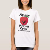 T-shirt Pomme cueillette Crew Automne Correspondant famill (Devant)
