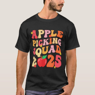 T-shirt Pomme cueillette Squad 2025 Automne fermier Apple