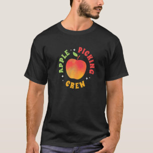 T-shirt Pomme cueillir Crew Cute Orchard Automne Harvest F