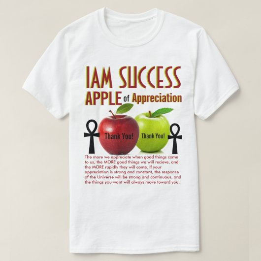 T-SHIRT POMME D'APPRECIATION (Design devant)