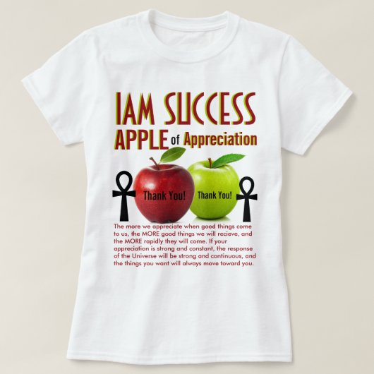 T-SHIRT POMME D'APPRÉCIATION (Design devant)