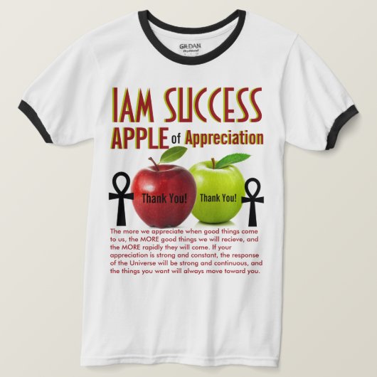 T-SHIRT POMME D'APPRÉCIATION (Design devant)