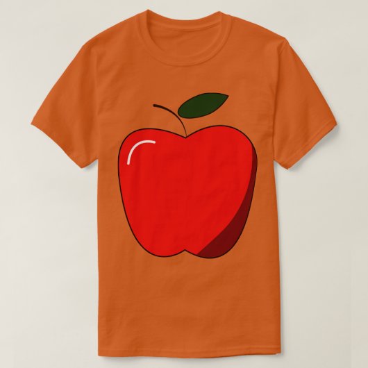 T-shirt Pomme de fruits 1 (Design devant)