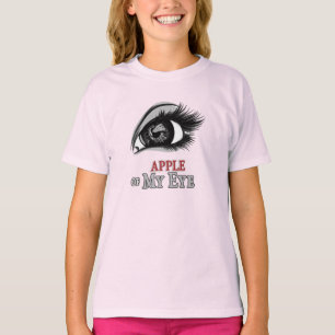 T-shirt Pomme de mes yeux Beaux yeux Eyelashes Art T-Sh