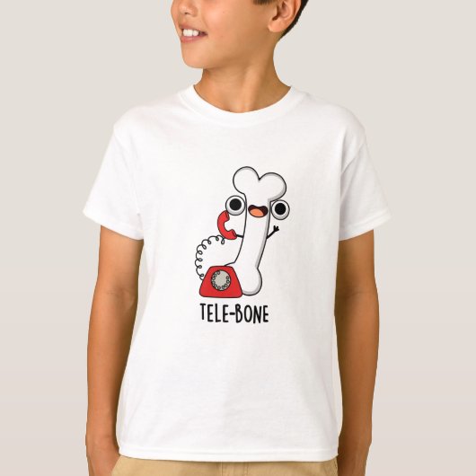 T-shirt Pomme de téléphone à os amusant (Devant)