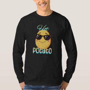T-shirt Pomme de terre chaude Jeu de mots drôle sur la p