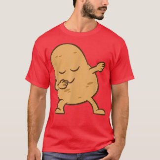 T-shirt Pomme de terre Dabbing Pomme de terre Légumes Aime