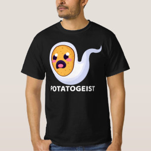 T-shirt Pomme de terre Éffrayante purée - Halloween mignon