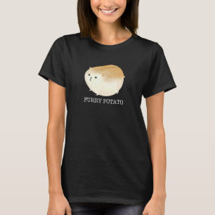 T-shirt Pomme de terre fourrée Cute Chubby Hamster Hommes 