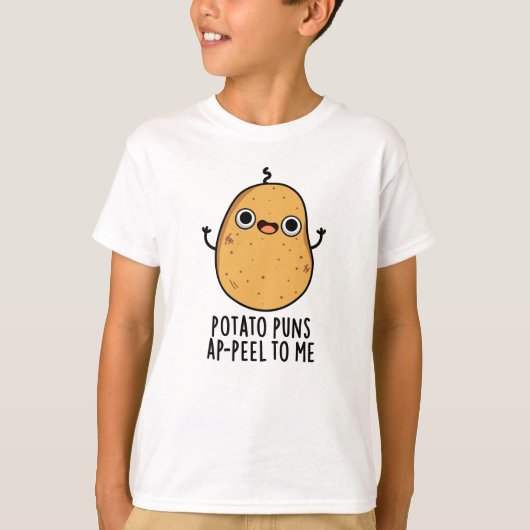 T-shirt Pomme De Terre M'Épluche Un Jeu De Pomme De Terre (Devant)