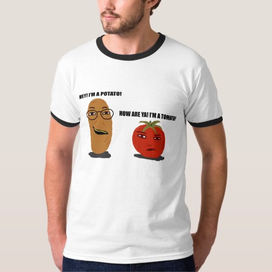 T-shirt POMME DE TERRE ? ou TOMATE ? (Devant)