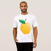 T-shirt Pomme Dorée Fruit Jaune Clair (Devant entier)