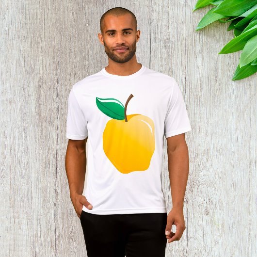 T-shirt Pomme Dorée Fruit Jaune Clair
