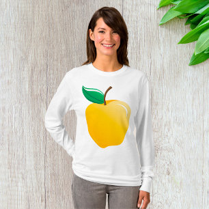 T-shirt Pomme Dorée Fruit Jaune Clair