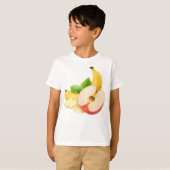 T-shirt Pomme et banane (Devant entier)