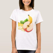 T-shirt Pomme et banane (Devant)
