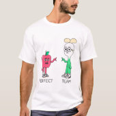 T-shirt pomme et oignon (Devant)