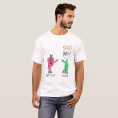T-shirt pomme et oignon (Devant entier)