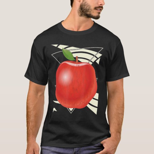 T-shirt Pomme Fruit Aliments Végétaux Vitamines Fruit Pomm (Devant)